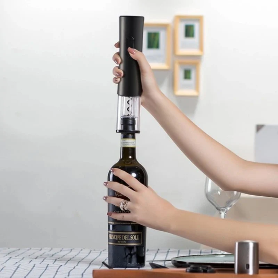 Descorchador de Vino Eléctrico Recargable